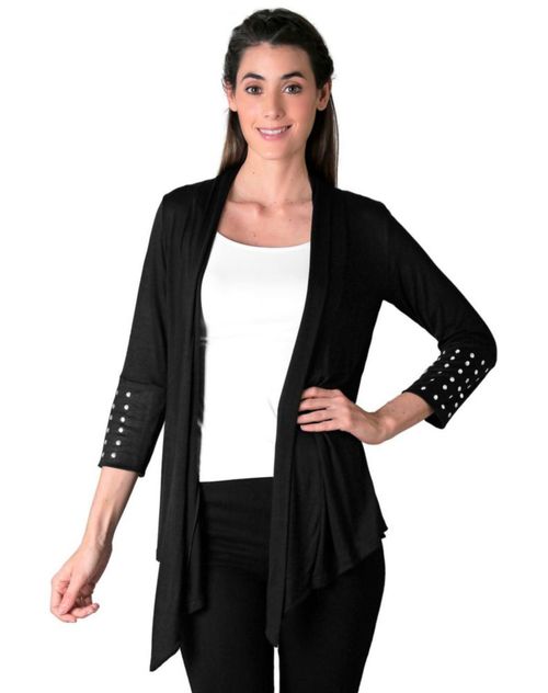 Saco Mujer Casual Cardigan Negro Michelle J. 50003416