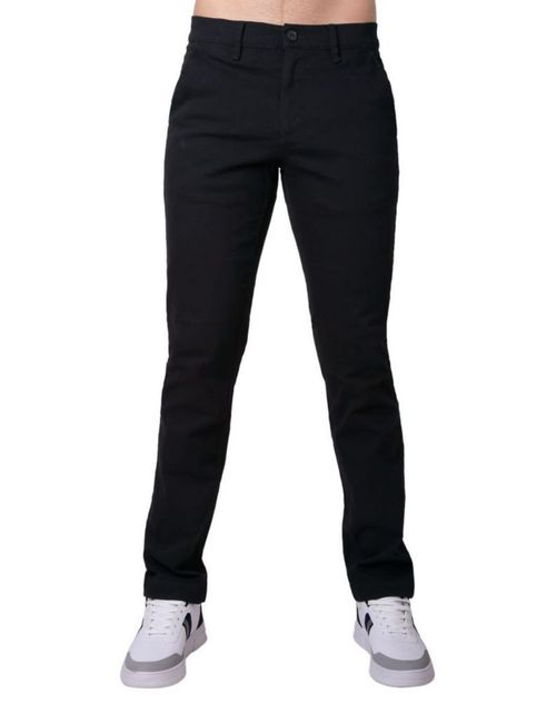 Pantalón Hombre Casual Slim Negro Silver Plate 60105013