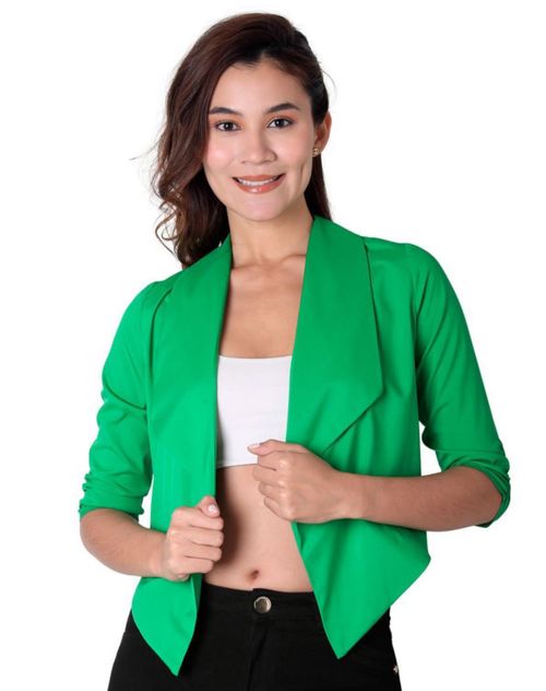Saco Mujer Formal Blazer Verde Stfashion 79304634
