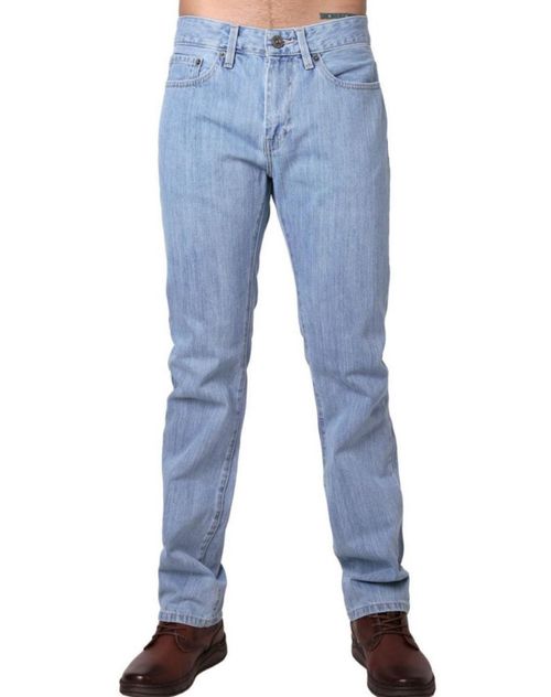 Jeans Hombre Basico Recto Azul Silver Plate 60105001