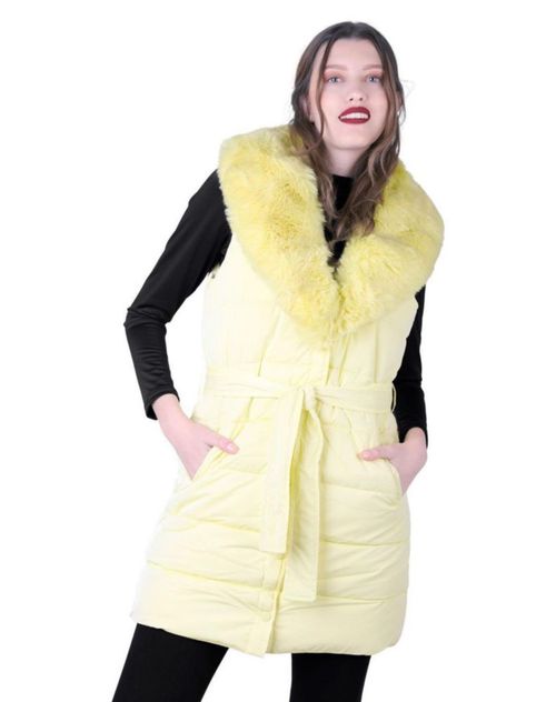 Chaleco Mujer Invernal Sin Capucha Amarillo Roosevelt 50105280