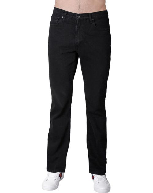 Jeans Hombre Básico Regular Negro Stfashion 63104416