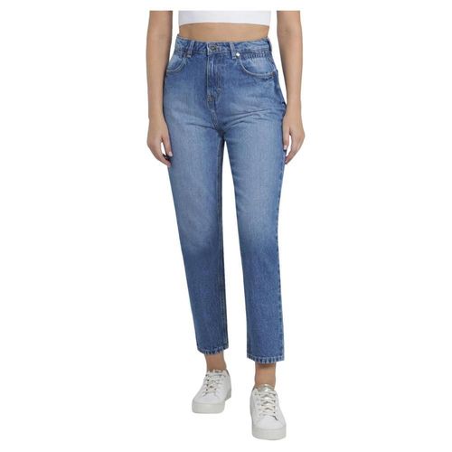 Jeans Mujer Lee Mom Fit 441 Azul
