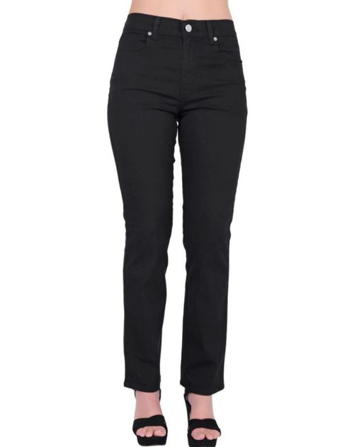 Jeans Mujer Basico Recto Negro Oggi Atraction 59105216