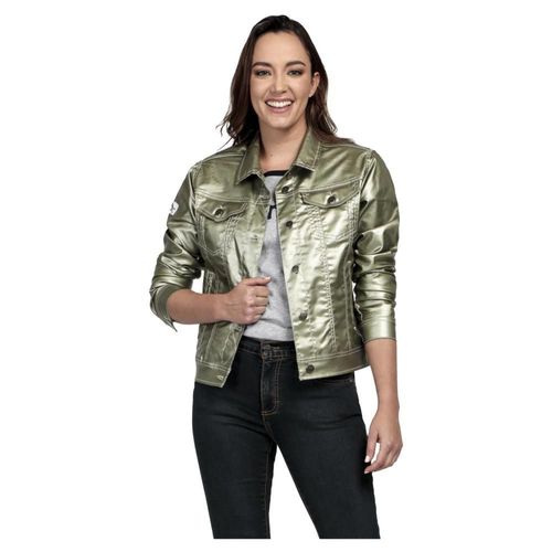 Chamarra Wrangler Mujer W01 Verde