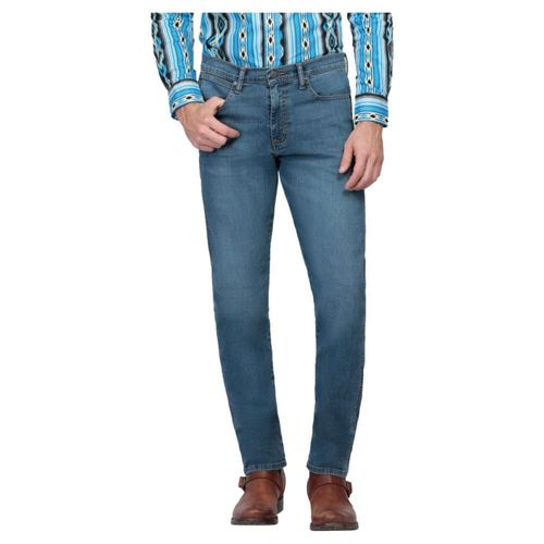 Pantalón Jeans Vaquero Slim Wrangler Hombre 372 Azul
