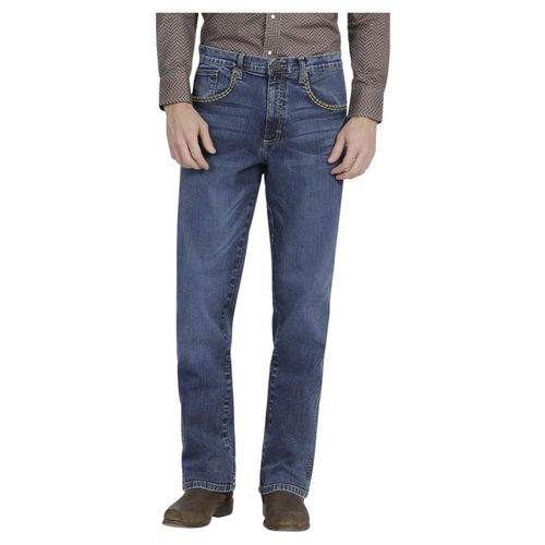 Jeans Vaquero Hombre Wrangler Slim Boot 057 Azul