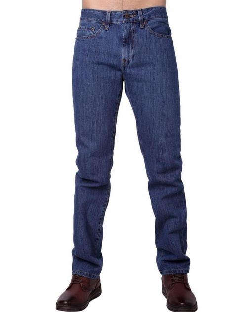 Jeans Hombre Basico Recto Azul Silver Plate 60105000