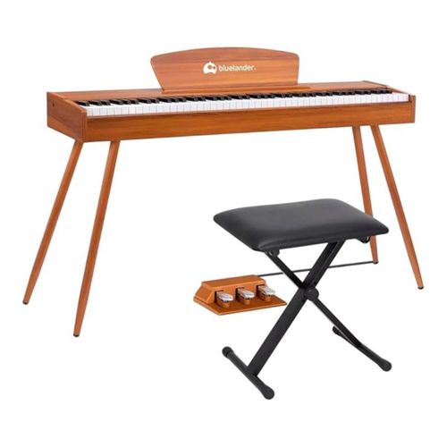 Piano Bluelander de 3 pedales y 88 Teclas. Incluye Banco