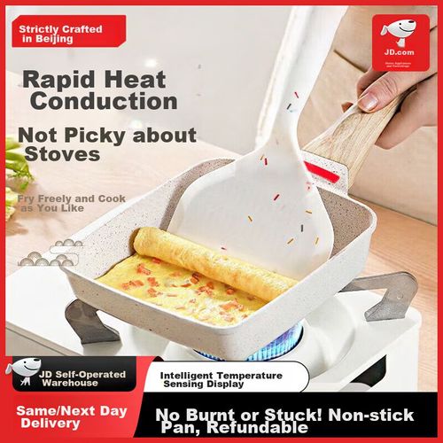 Sartén Grill con fondo plano 14cm Blanco