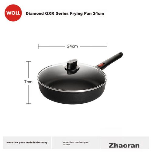 Sartén con recubrimiento alemán con tapa 24cm WOLL