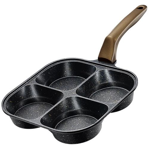 Sartén 4 en 1 para huevos 15.5cm Negro
