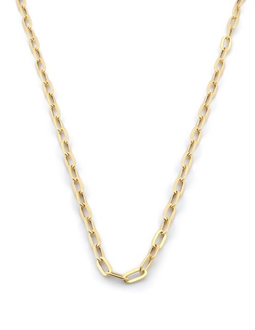 Cadena Clip 2.5 por 4 mm 45 cm Oro Sólido 10k