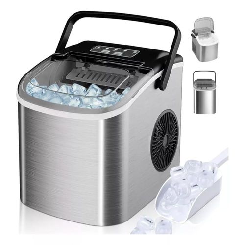Máquina Para Hacer Hielo 2 Tamaños Portátil Eléctrica 12kg