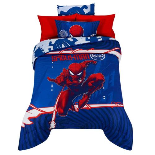 Set de Edredón Microfibra Spider Man Máscara