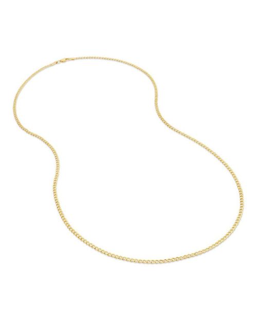 CADENA DE ORO AMARILLO 14K 1X1 (55CM - 2.3MM APROX.)