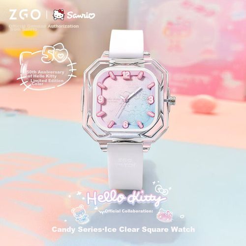 Reloj Hello Kitty ZGH-2198-QS24 edición limitada para niñas rosa
