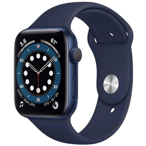 Correa de silicón para Apple Watch de 44 mm de color Azul Navy