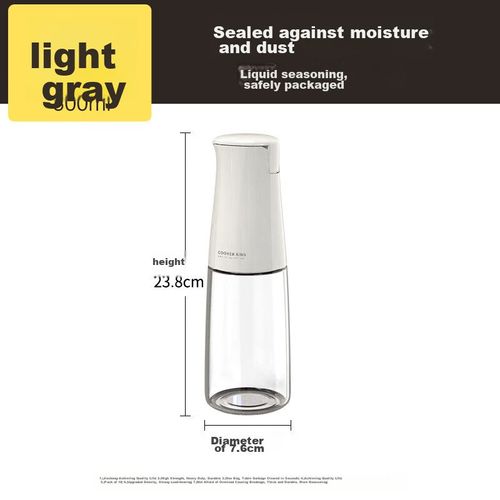 Dispensador de aceite de vidrio 500ml Blanco COOKER KING