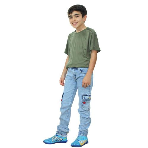 PANTALON MEZCLILLA BOLSA CARGO NIÑO