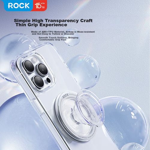 Soporte celular ROCK Magsafe Transparente