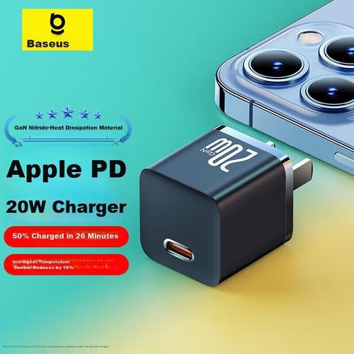 Cargador Beisi 20W PD Negro Tipo-C