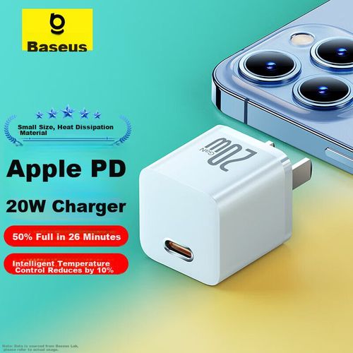 Cargador Baseus Cool 20W USB-C Blanco
