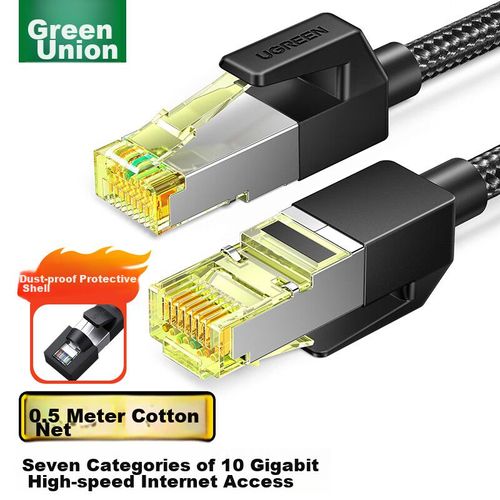 Cable UGREEN Cat7 0.5m Alta Velocidad