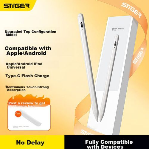 Lápiz Capacitivo Stiger Táctil Blanco