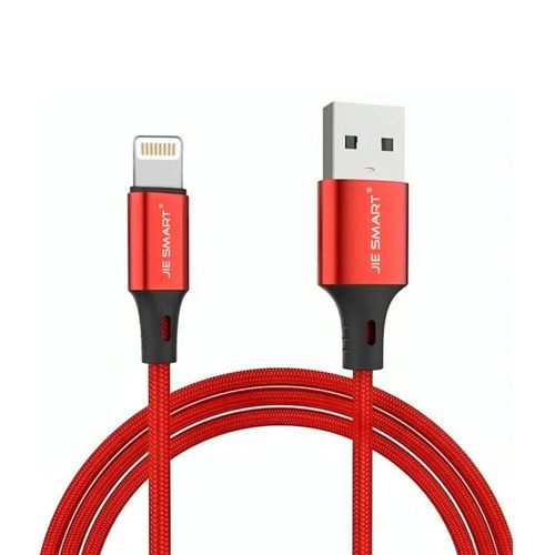 Cable Lighting a USB JIE SMART 3A 1.8m carga rápida