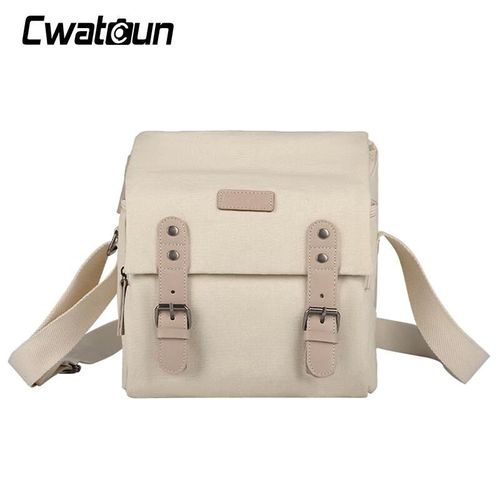 Bolsa para Cámara CWATCUN Mochila Unisex Japonesa Beige