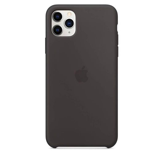 Funda para celular iPhone 11 Pro Max Apple de silicón color Negro