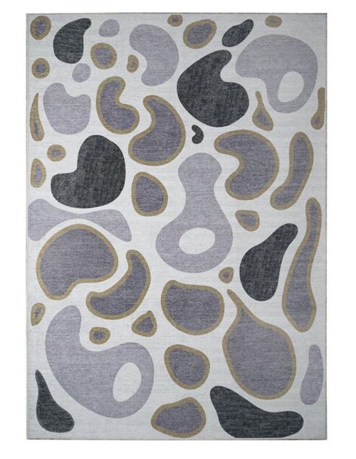 Tapete interior Fine Art Tj   Kyoa Gris 1.52x2.13 m  Rectangular