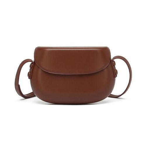Bolsos de hombro de cuero sintético para mujer, bandolera de cuero, bolso bandolera pequeño a la moda para mujer