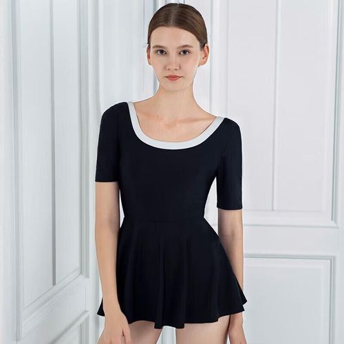 Traje de Baño Yi Zi Ballet para Mujer Talla M Negro