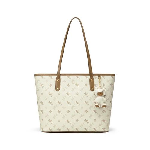 Bolsa Tote NUCELLE Pegasus grande negra para mujer