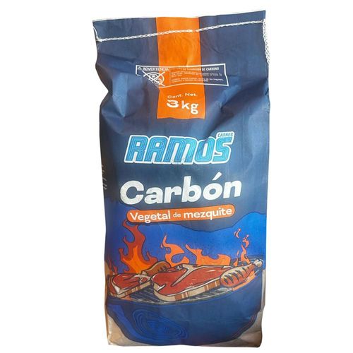 Carbón Vegetal De Mezquite Ramos 3Kg