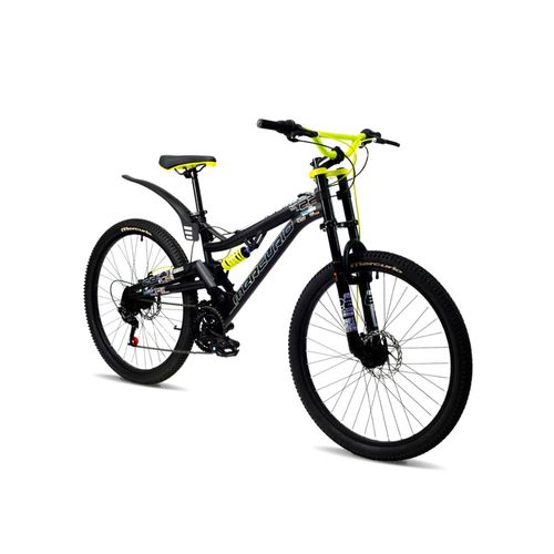 Bicicleta Mercurio de Montaña Down Hill R26 21V Negro con Amarillo