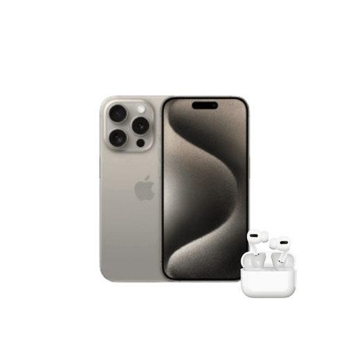 Apple iPhone 15 Pro + Audífonos
