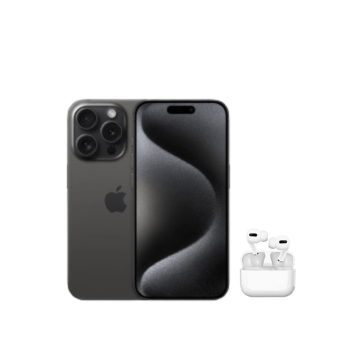 Apple iPhone 15 Pro + Audífonos