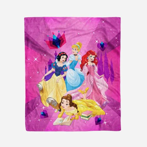 Cobertor Frazada Princesas Destellos
