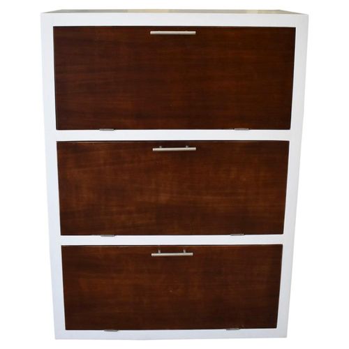 Mueble zapatero Moderno Hogare Blanco Parota