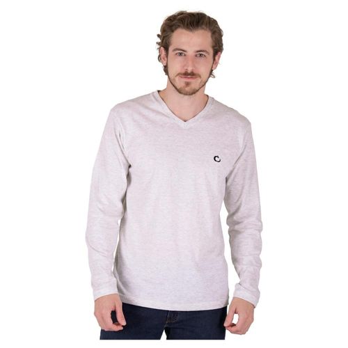 Playera Hombre Básico Camiseta Blanco Stfashion 61703829 Beige