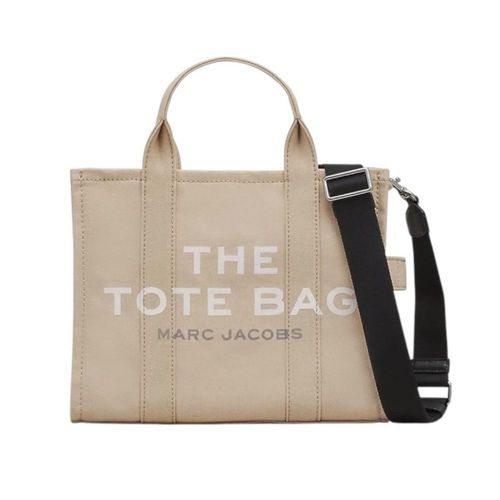 The Marc Jacobs Tote Bag Canvas Beige Medium