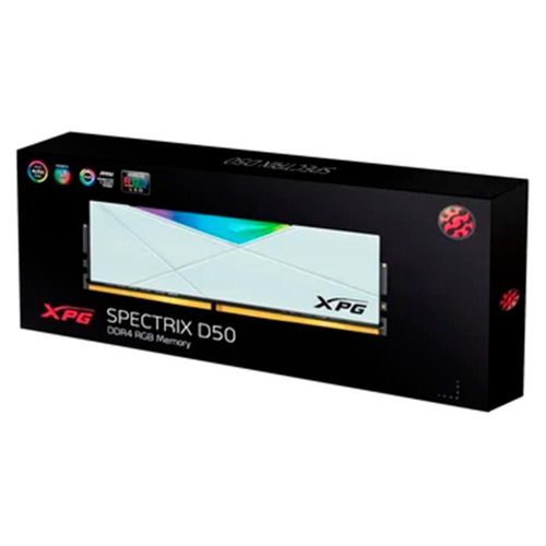 RAM ADATA D50 GRIZZLY DDR4 8GB 3200 NEGRO RGB AX4U32008G16A-SB50GZ