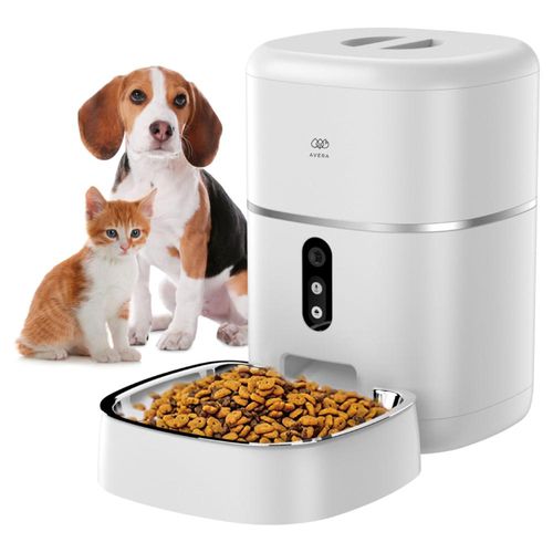 Comedero Para Mascotas Automatico Cámara 4l Avera AM01C