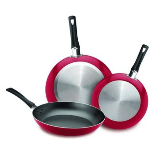 Juego de Sartenes 15560 3Pzs 20/24/30 cm Vasconia Rojo -Alb_