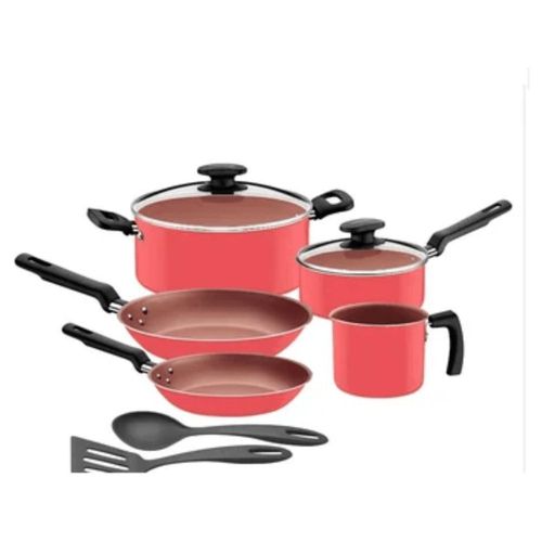 Bateria Tramontina 27899363 9 piezas Coral -End
