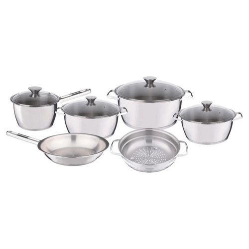 Bateria de cocina 10 Pzs 65660 054 Acero Inoxidable Tramontina (6) -End