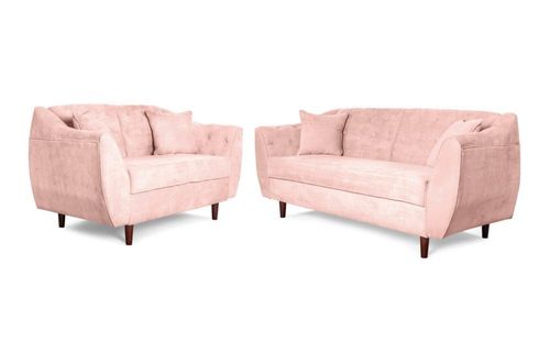 Sala 3-2 Makora De Terciopelo Palo de Rosa Modelo Clooney